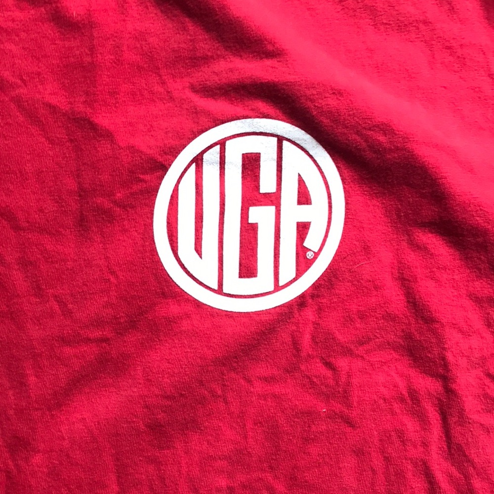 Uga comfort colors Georgia bulldogs tee